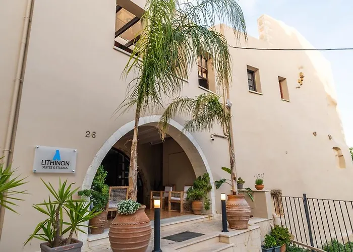 דירה Lithinon Luxury With Free Parking